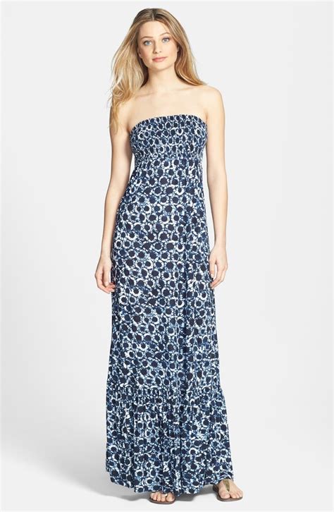 michael kors maxi dress nordstrom|Michael Kors smocked maxi dress.